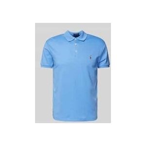 Polo Ralph Lauren - Polo - Blauw - Katoen - Slim Fit