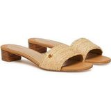 Lauren Ralph Lauren - FAY FLAT SANDAL - Slippers - Beige