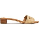 Lauren Ralph Lauren - FAY FLAT SANDAL - Slippers - Beige