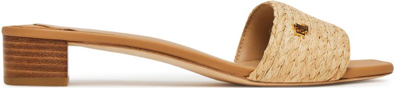 Lauren Ralph Lauren - FAY FLAT SANDAL - Slippers - Beige