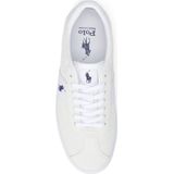 Polo Ralph Lauren - Court Vulc - Sneakers - Bianco - Marineblauwe Accenten