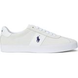 Polo Ralph Lauren - Court Vulc - Sneakers - Bianco - Marineblauwe Accenten