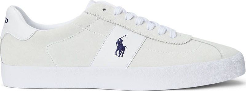 Polo Ralph Lauren - Court Vulc - Sneakers - Bianco - Marineblauwe Accenten