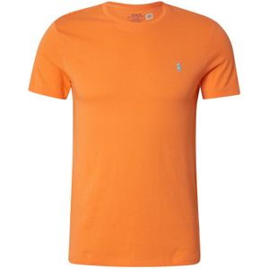 Polo Ralph Lauren - T-shirt - Oranje - Katoen - Effen