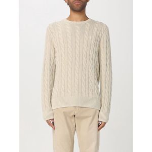 Polo Ralph Lauren - Kabelgebreide Trui - Off White - 100% Katoen