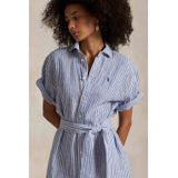 Polo Ralph Lauren - Overhemdjurk - Linnen - Midi-jurk - Strikceintuur