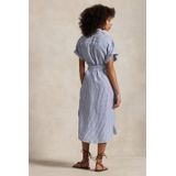 Polo Ralph Lauren - Overhemdjurk - Linnen - Midi-jurk - Strikceintuur