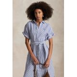 Polo Ralph Lauren - Overhemdjurk - Linnen - Midi-jurk - Strikceintuur