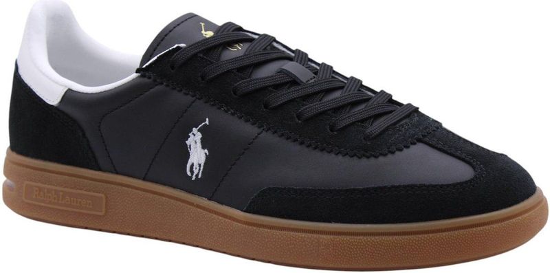 Merk - Model - Sneakers - Effen - Leer - Snoersluiting