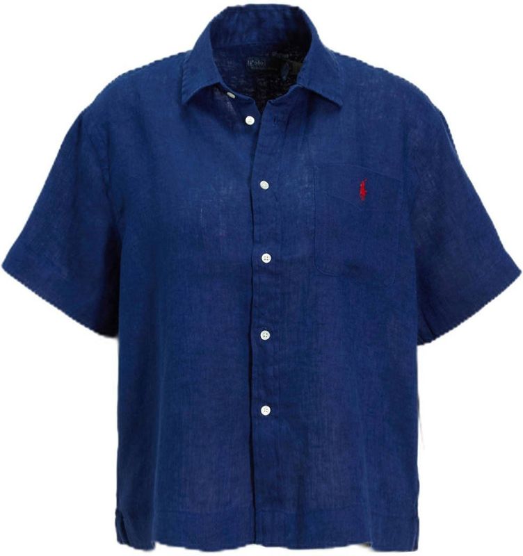 POLO RALPH LAUREN - Hemd - Blauw - Linnen