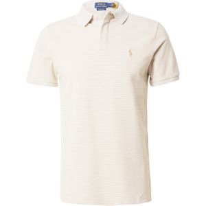 Polo Ralph Lauren - Polo - Beige Gestreept - Stretch Mesh Pique