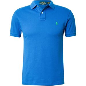 Shirt - Effen - Katoen - Polokraag - Kwartmouw - Slanke Pasvorm