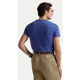 Polo Ralph Lauren - Effen Slim T-shirt - Blauw - Katoen