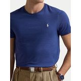 Polo Ralph Lauren - Effen Slim T-shirt - Blauw - Katoen