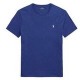 Polo Ralph Lauren - Effen Slim T-shirt - Blauw - Katoen