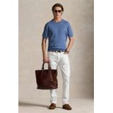 POLO Ralph Lauren - T-shirt - Blauw - Fijn Gebreid