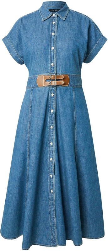 Lauren Ralph Lauren - Blousejurk - Blauw - Denim