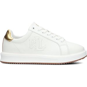 LAUREN RALPH LAUREN Ainsley Low Top Sneakers - Wit - Leer - Dames
