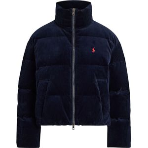 Polo Ralph Lauren - 211971178003 - Geweven Kort Jack - Marineblauw - Casual - Katoen