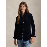 Polo Ralph Lauren - Blouse - Marine/Rood - Klassieke Blouse - Lange Mouw