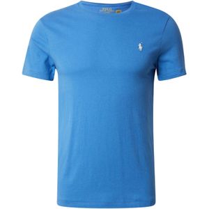 Polo Ralph Lauren - Custom Slim Fit T-shirt - Blauw - 100% Katoen
