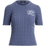 Lauren Ralph Lauren - Trui - Blauw/Wit - Gebreide Trui
