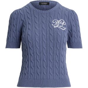 Lauren Ralph Lauren - Trui - Blauw/Wit - Gebreide Trui