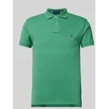 Polo Ralph Lauren - Slim Fit - Poloshirt - Groen - Pique - Katoen