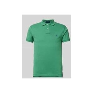 Polo Ralph Lauren - Slim Fit - Poloshirt - Groen - Pique - Katoen