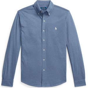Polo Ralph Lauren - Casual Overhemd - Blauw - Katoen - Lange Mouwen