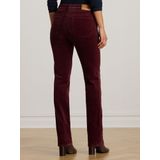 Lauren Ralph Lauren - Broek - Wijnrood - Corduroy - 5-pocket-style