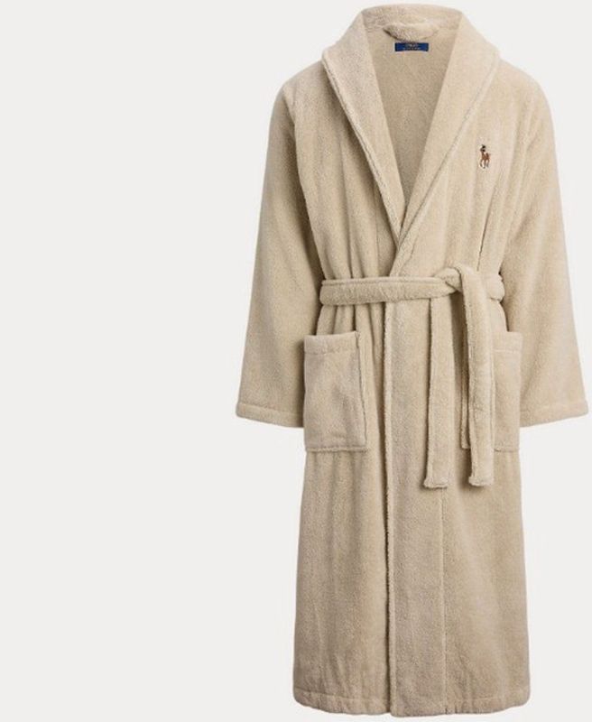 Polo Ralph Lauren - Badjas - Khaki Stone - Sjaalkraag