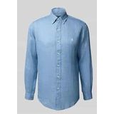 Ralph Lauren - Clear Blue - Overhemd - Blauw - 100% Linnen