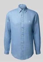 Ralph Lauren - Clear Blue - Overhemd - Blauw - 100% Linnen