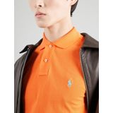 Polo Ralph Lauren - Slim Fit - Poloshirt - Katoen - Polokraag, Korte Knoopsluiting, Labelstitching