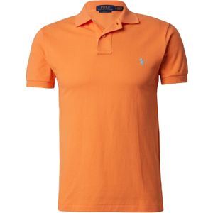 Polo Ralph Lauren - Slim Fit - Poloshirt - Katoen - Polokraag, Korte Knoopsluiting, Labelstitching