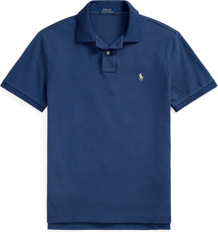 Polo Ralph Lauren - POLO AJUSTE DROIT EN COTON BASIC MESH - T-shirt - Marine