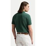 Polo Ralph Lauren - Shirt - Jade Groen / Perzik - Katoen - Slanke Pasvorm