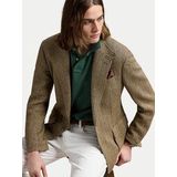 Polo Ralph Lauren - Shirt - Jade Groen / Perzik - Katoen - Slanke Pasvorm