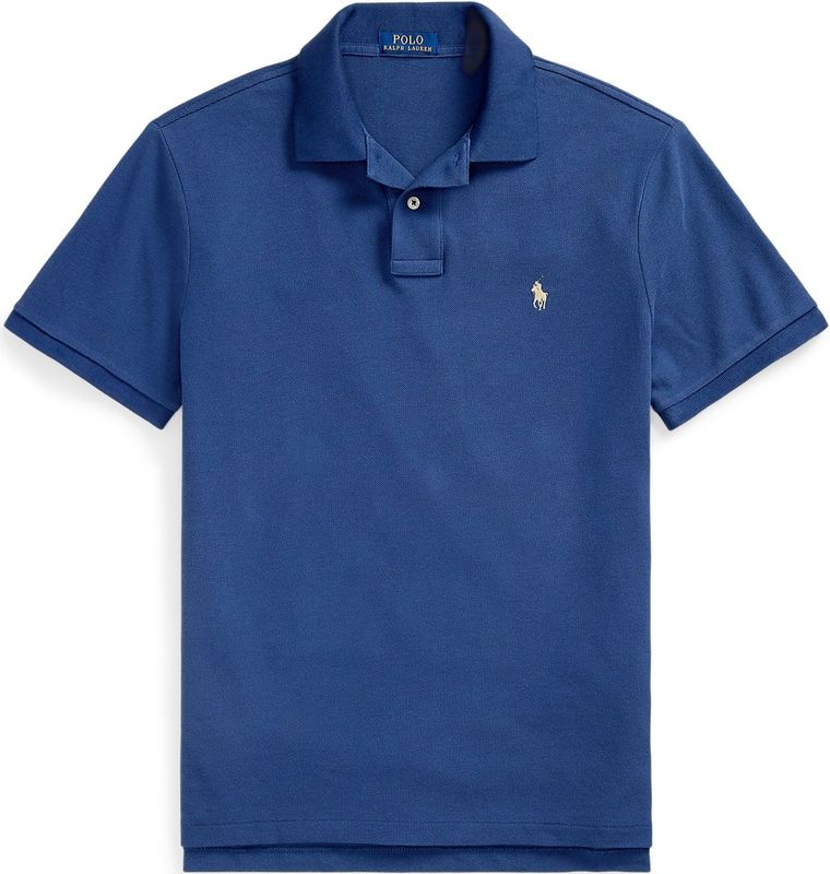 Polo Ralph Lauren - Poloshirt - Blauw - Katoen - Korte Mouwen