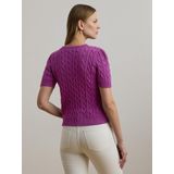 Trui - Geribbelde Kraag - Knitwear - Ronde Hals - Logoprint