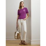 Trui - Geribbelde Kraag - Knitwear - Ronde Hals - Logoprint