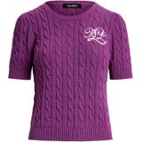 Trui - Geribbelde Kraag - Knitwear - Ronde Hals - Logoprint