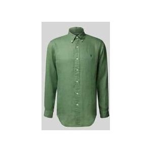 Polo Ralph Lauren - Linnen Overhemd - Regular Fit - Button-downkraag