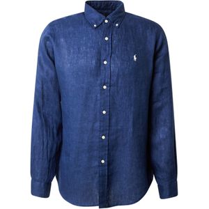 Ralph Lauren, Heren, Overhemden, Blauw, Maat: L