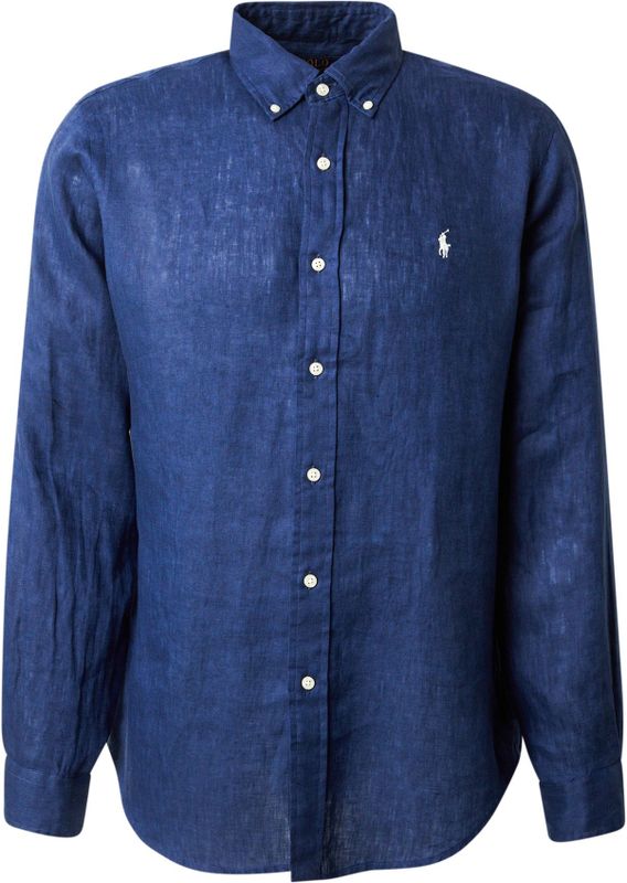 Ralph Lauren, Heren, Overhemden, Blauw, Maat: L