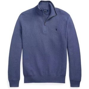 POLO Ralph Lauren - Gebreide Trui - Blauw - 100% Katoen