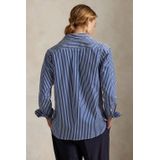 POLO RALPH LAUREN - Gestreept Hemd - Blauw - Lange Mouwen - Katoen