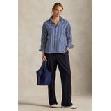 POLO RALPH LAUREN - Gestreept Hemd - Blauw - Lange Mouwen - Katoen