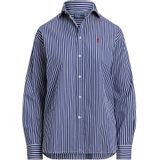 POLO RALPH LAUREN - Gestreept Hemd - Blauw - Lange Mouwen - Katoen